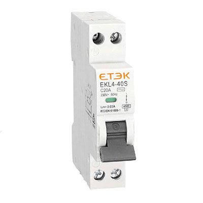 ETEK 10kA RCCB EKL1-125H Disjoncteur à courant résiduel RCD - Chine ETEK  électrique